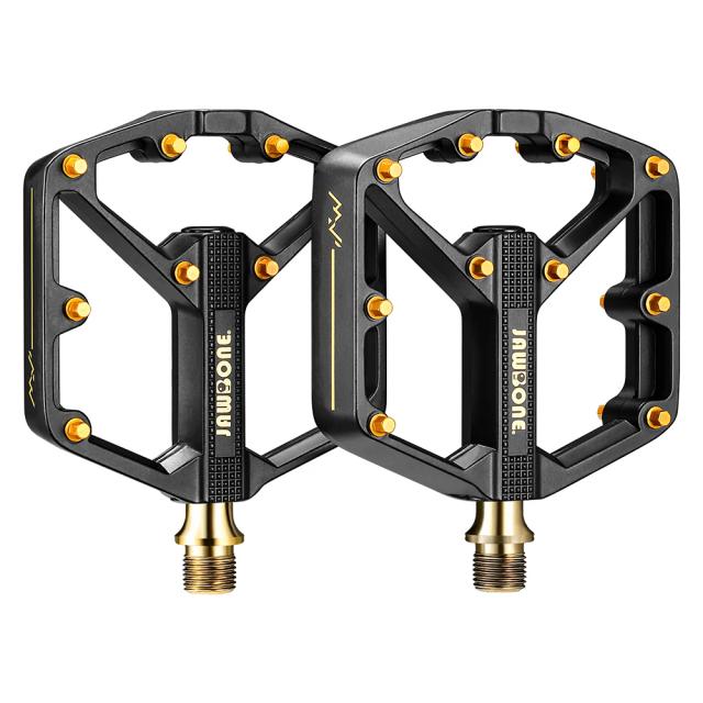 Pedais de Bike Jawbone em Alumínio Leves com Rolamento Selado - Acessórios de Ciclismo MTB Plataforma 9" e 16"