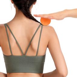 Tpe fáscia massagem bola de volta treinador pés músculo relaxar bola esporte fitness pilates yoga bola alívio da dor do estresse exercitador bola - Image 4