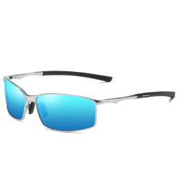 Óculos de sol polarizados masculinos de alta qualidade para esportes ao ar livre condução pesca óculos de sol armação de metal gafas de sol hombre - Image 3