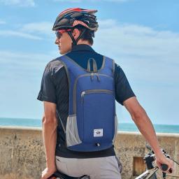 Ultraleve Mochila Portátil Dobrável, Dobrável Montanhismo Saco, Ao Ar Livre, Escalada, Ciclismo, Mochila de Viagem, 15L - Image 3
