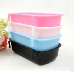 Hangable plástico hamster esquilo alimentador de alimentos pequenos animais de estimação água potável tigela de comida pet hamster gaiola acessórios do produto - Image 1