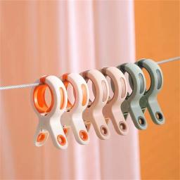 Clipe De Plástico De Secagem De Colcha Grande, Pegs De Roupas À Prova De Vento Forte, Prendedor De Roupa Fixo Antiderrapante Reutilizável, Clipe De Suspensão De Colcha, 3Pcs - Image 4