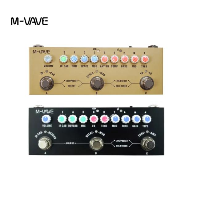 Pedal de Efeitos Versátil para Baixo e Guitarra: M-VAVE Blackbox e Modelos Compatíveis - Tank-g, Tank-b, IRbox, MINI-UNIVERSE, Elemental, Cube Baby, Baby Bass, Baby AC