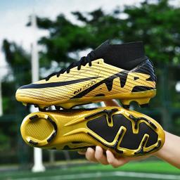 Chuteiras de futebol profissionais para adultos, botas de futebol antiderrapantes, sapatos esportivos ao ar livre, botas adolescentes, alta qualidade, quente, TF, FG, 2024 - Image 1