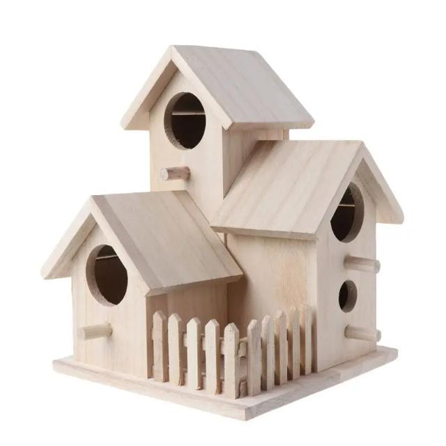 Gaiola para Pássaros: Caixa de Reprodução e Ninho para Jardim e Quintal Decorativos