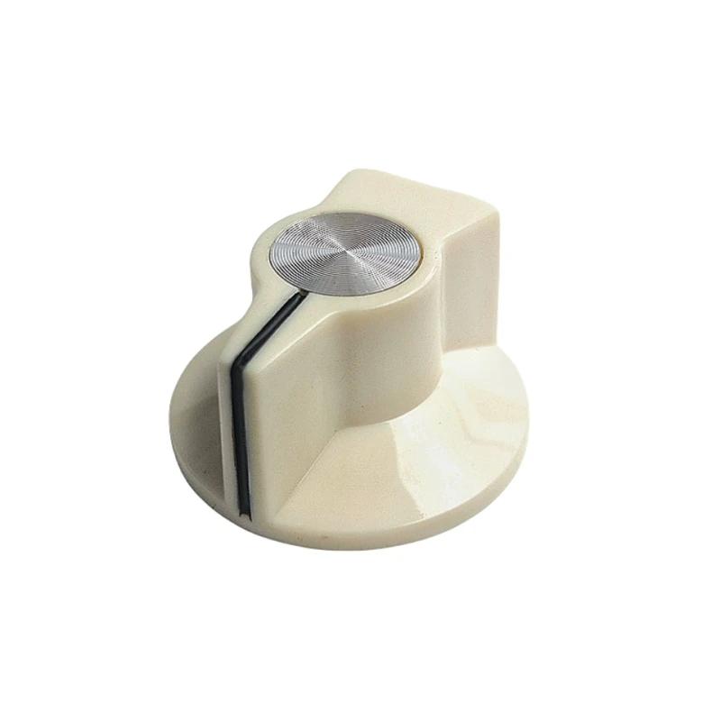 Botão do ajuste do volume para o amplificador da guitarra, áudio do reverberador, botão plástico, 29X16MM - Image 1
