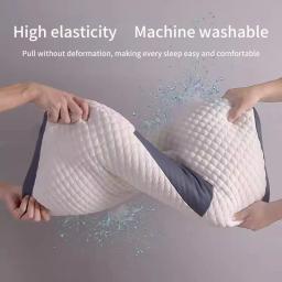 Almofada Ortopédica Cervical, Massagem De Fibra De Soja, Almofada SPA para Dormir, Ajudar A Dormir E Proteger O Pescoço, Novo - Image 4