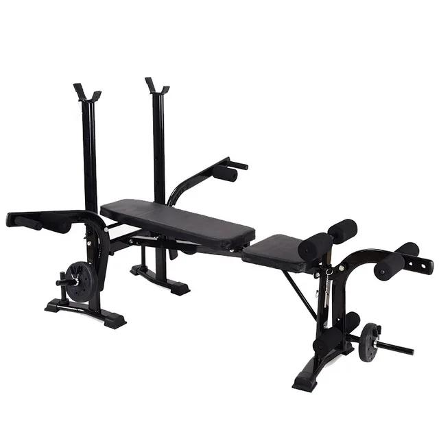 Casa Multifuncional: Equipamentos de Fitness para Haltere, Treinamento de Peso, Banco de Imprensa e Agachamento com Rack para Barbell