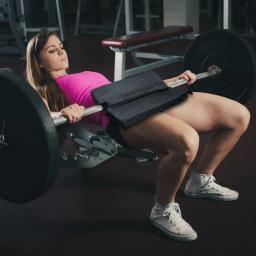 Almofada de impulso quadrada do quadril, Espuma extra grossa protetora, Barbell, Halterofilismo, Hip Thrusts, Pontes de glúteos, Exercícios, Home Gym - Image 6