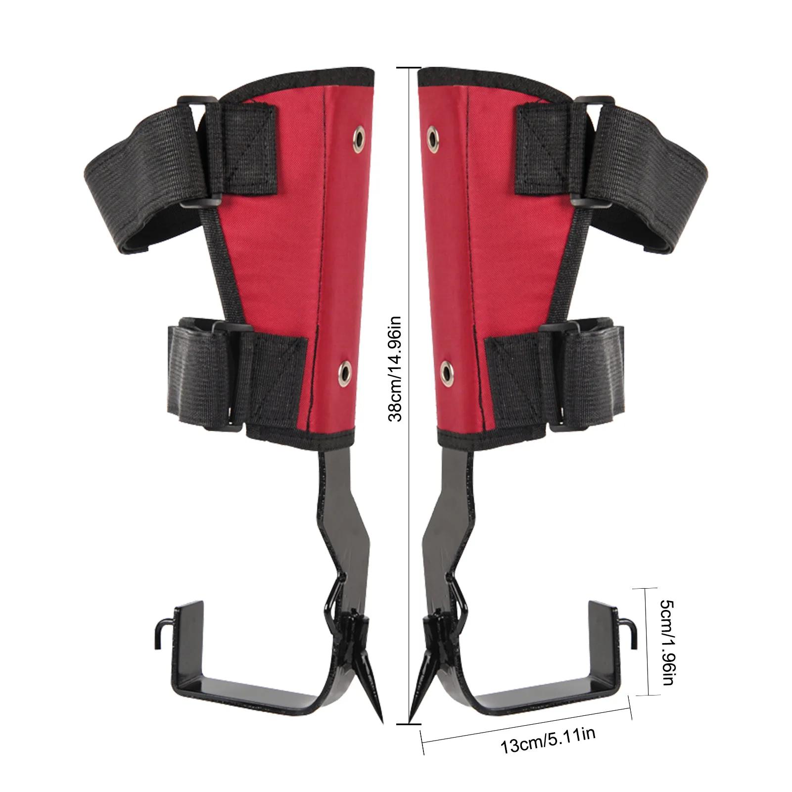 Ajustável Escalada Spikes e Nails Set com Cinto de Segurança, Corda Lanyard, Resgate, Camping, Árvore Escalada, Sobrevivência, Caça Ferramenta, Acessório - Image 1