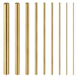 Round Brass Round Bar Rod, DIY Faca Handle, Circular Wire Tube, Modelmaking Brass Rod, Diâmetro 1.6-20mm, Comprimento 100-500mm - Image 4