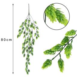 Artificial Hops Flower Vine, Guirlanda de Plantas, Falso Pendurado Faux Hops, Decoração de Casa, 2Pcs, 80cm - Image 2