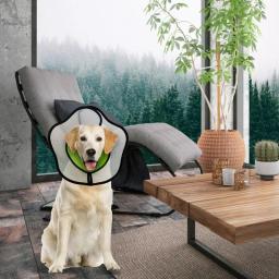 Coleira leve ajustável para animais de estimação, coleira em forma de recuperação suave para cachorros, cães pequenos e gatos - Image 3