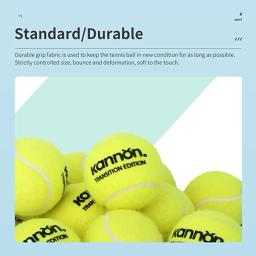 Bolas de tênis 25% pressão tenis bola para iniciantes treinamento jogando bolas ao ar livre crianças tênis 12/24/36 pacote crianças bola de tênis - Image 2
