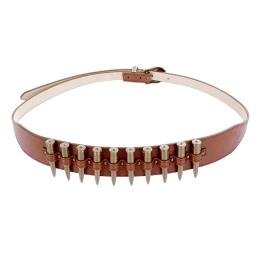 Punhal de pistola de couro para homens, arma dupla coldre, bolsa dupla, Halloween, traje de xerife, pistola de oeste selvagem - Image 6