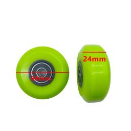 Frete grátis roda de skate agressiva 58x24mm 90A 8 pçs/lote cor verde 58mm - Image 2