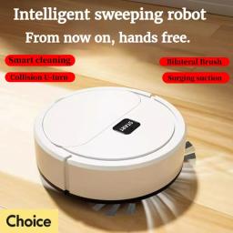 Robô Varrendo Doméstico Totalmente Automático, Sucção Inteligente, Esfregando, Lavando, Aspirador De Carregamento Integrado - Image 1