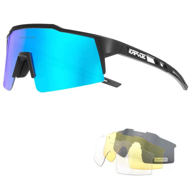 Kapvoe Óculos de Ciclismo Polarizados UV400 Ultra Leve
