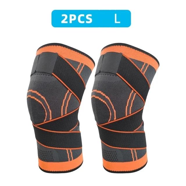 Joelheiras Compressoras para Alívio da Artrite e Segurança em Esportes - Conjunto com 2 Peças para Voleibol e Ginásio