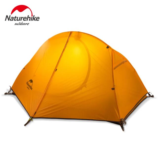 Barraca de Ciclismo Naturehike Profissional Portátil em Nylon Silicone para 3 Estações com Dupla Camada 210T/20D