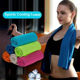 Toalha de secagem rápida Microfiber Sports, Toalha absorvente de suor, Gym Towel for Running, Yoga, Golf, Ciclismo, Ultraleve, 30x100cm - Image 2