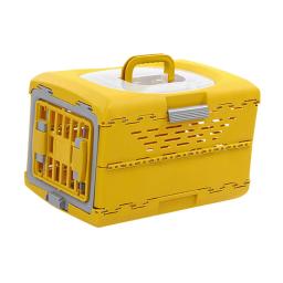 Transportador dobrável para gatos e cães pequenos, caixa dobrável, caixa de transporte, gaiola de viagem, respirável, coelho, gatinho, filhote - Image 4