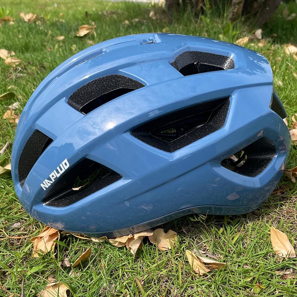 Capacete de ciclismo ajustável para homens e mulheres, chapéu seguro esportivo espesso, integralmente moldado, MTB Road Bike, bicicleta de estrada, L 58-62cm - Image 1