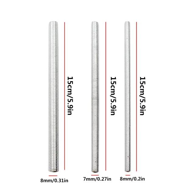 Kit de Ferramentas de Escultura em Argila para Textura de Cabelo - 3 Peças para Modelagem de Bonecas