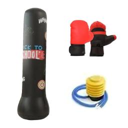 Saco de boxe inflável para crianças, soco, chutar brinquedo, luta esportes, crianças luta, pressão, PVC sandbag, X3G7 - Image 3