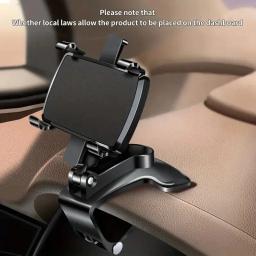 Suporte universal do telefone do painel do carro, Clip Mount, celular GPS, suporte para celular, suporte para carro para iPhone, Samsung, Xiaomi - Image 5