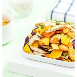 Lanches para animais de estimação liofilizados, teddy bichon, cachorro pequeno, legumes mistos, balde de frutas e vegetais mistos, suprimentos para cães - Image 6