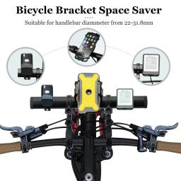 Extensor De Guiador De Bicicleta, Suporte De Alumínio, Suporte De Montagem, Carga USB, Acessórios De Bicicleta - Image 3