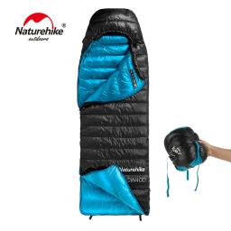 Naturehike-envelope térmico ao ar livre saco de dormir, impermeável Camping saco de dormir, pato saco, CW400, 750FP, inverno - Image 1