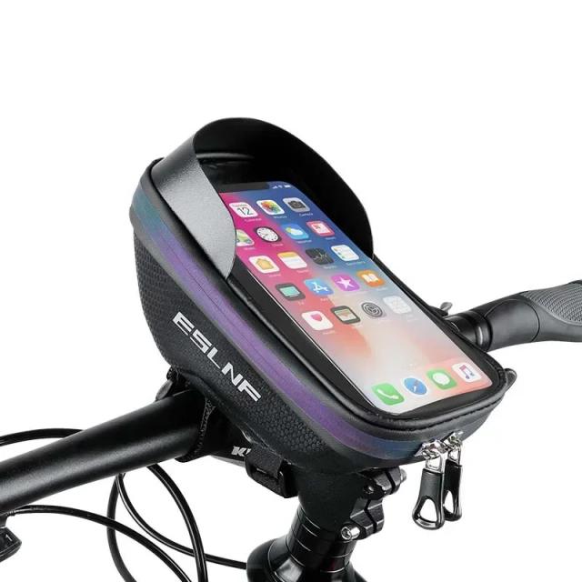Bolsas Impermeáveis para Celular ESLNF: Mochila de Ciclismo, Grande Capacidade e Tela Sensível ao Toque