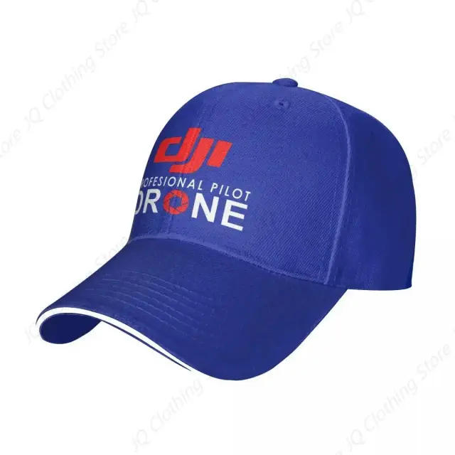 Boné de Beisebol Casual DJI Ajustável para Pilotos de Drone - Estilo Masculino e Feminino Ideal para Atividades ao Ar Livre