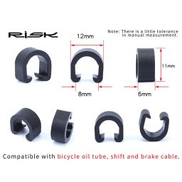 10/20/30 pçs braçadeiras de cabo de bicicleta de plástico c clipes habitação guia de mangueira para desviador de freio shifter quadro fivela para mtb bicicleta estrada - Image 2