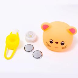Desenhos animados Animal Bicicleta Light Bell, MTB Road Bike Lanterna, guidão Scooter, Air Horn Ring, Acessórios de ciclismo, Lâmpada para crianças, adulto - Image 6