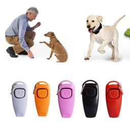 Clicker Plástico Portátil para Pet, Pulseira Ajustável Auxiliar, Dog Click Trainer, Cat Sound, Chaveiro Suprimentos, Novo - Image 3