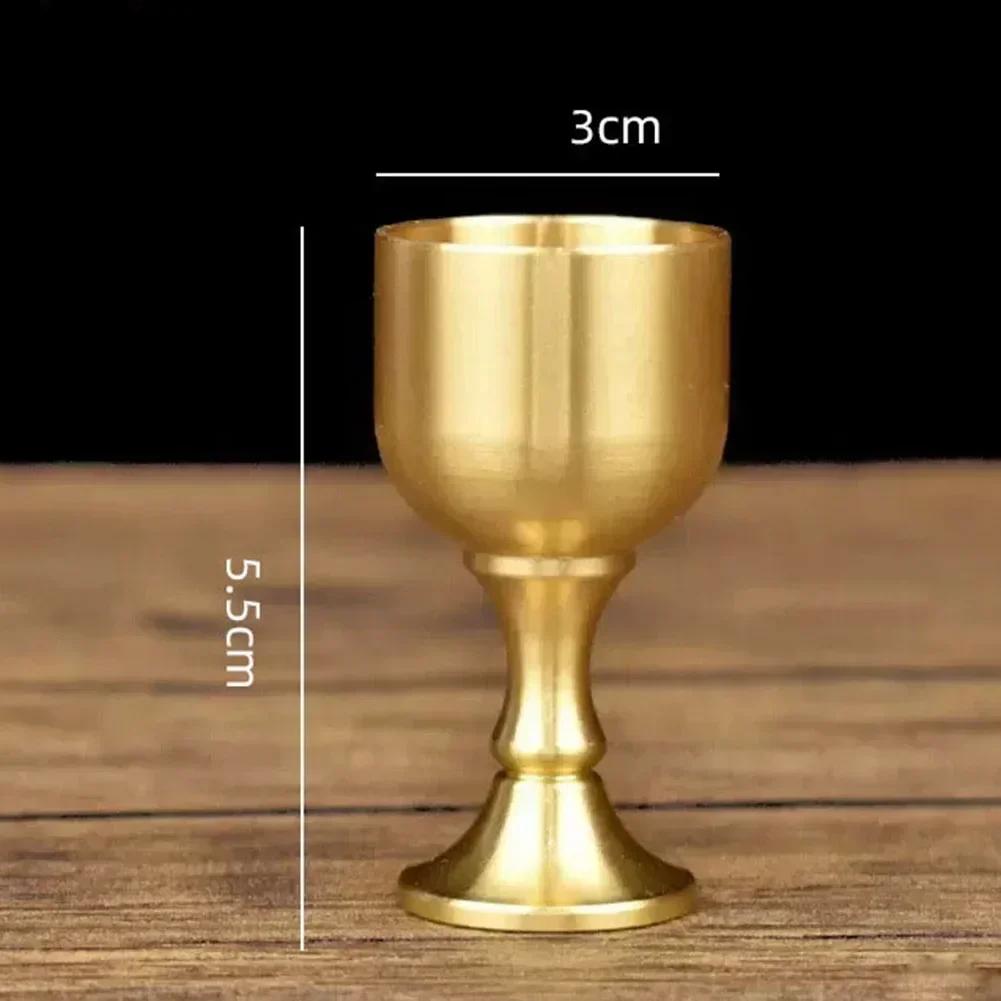 15ml 20ml 30ml vidro latão beber copo de licor caneca personalidade criativa anti-queda copo de cocktail drinkware para festa barra - Image 1