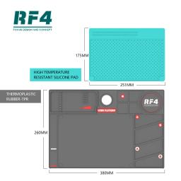 Universal Calor Resistente Microscópio Mat Manutenção, Phone Repair Platform, Solda Silicone Mat, Multifuncional, RF4, RF-PO2 - Image 4