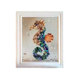Oceano tema mar vidro arte kit para adultos, DIY mosaico artes e artesanato kits, moldura, artesanal, fácil operação - Image 6