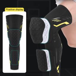Anti-Colisão EVA Sports Joelho Brace, Mangas de Compressão Perna, Proteção para Jovens Adultos, Futebol, Basquete, Voleibol, Corrida - Image 3