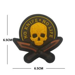 PVC Etiqueta do gotejamento, Mini Esqueleto, Dinossauro, Fósseis, Emblema Mágico, Moral Tático, Máscara de Grito, Ghostface, Rostos Sorridos, Patches - Image 3