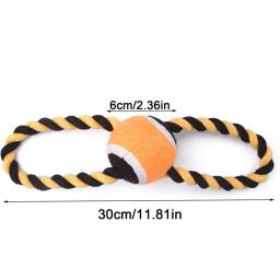 Resistente à mordida Pet Rope Brinquedos, Moer Tooth limpeza Brinquedos, corda de algodão, inofensivo, cães, mastigar - Image 6