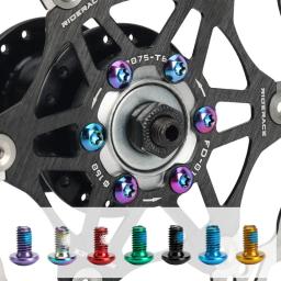 Parafusos de aço inoxidável para rotor de freio a disco, t25, 5x9mm, 12pcs parafusos de fixação coloridos, mtb part - Image 1