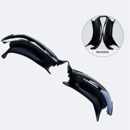 Óculos de natação miopia para homens e mulheres, óculos impermeáveis profissionais, anti-embaciamento, uv, para piscina, com tampões para os ouvidos - Image 4