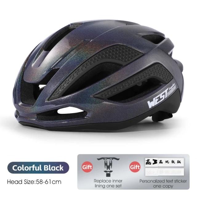 Capacete de Ciclismo Ultraleve WEST BIKING: Segurança Aerodinâmica para Bicicletas de Montanha e Estrada