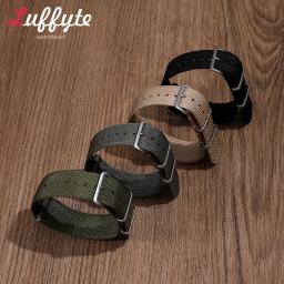 Pulseira de relógio longa de nylon para homens e mulheres, pulseira esportiva militar, acessórios de relógio, 18mm, 20mm, 22mm - Image 2