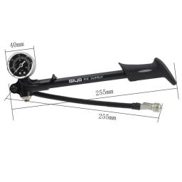 GIYO-Bomba de ar de alta pressão dobrável de bicicleta com alavanca e calibre, GS-02D, 300PSI, garfo e suspensão traseira, mountain bike - Image 6