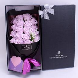 Buquê de Sabão com Caixa de Presente, Bela Flora Perfumada Sabonete Flor em Caso de Aniversário, Dia dos Namorados, Dia das Mães - Image 1